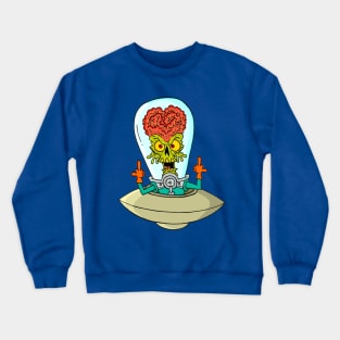 Mars Flips off! Crewneck Sweatshirt